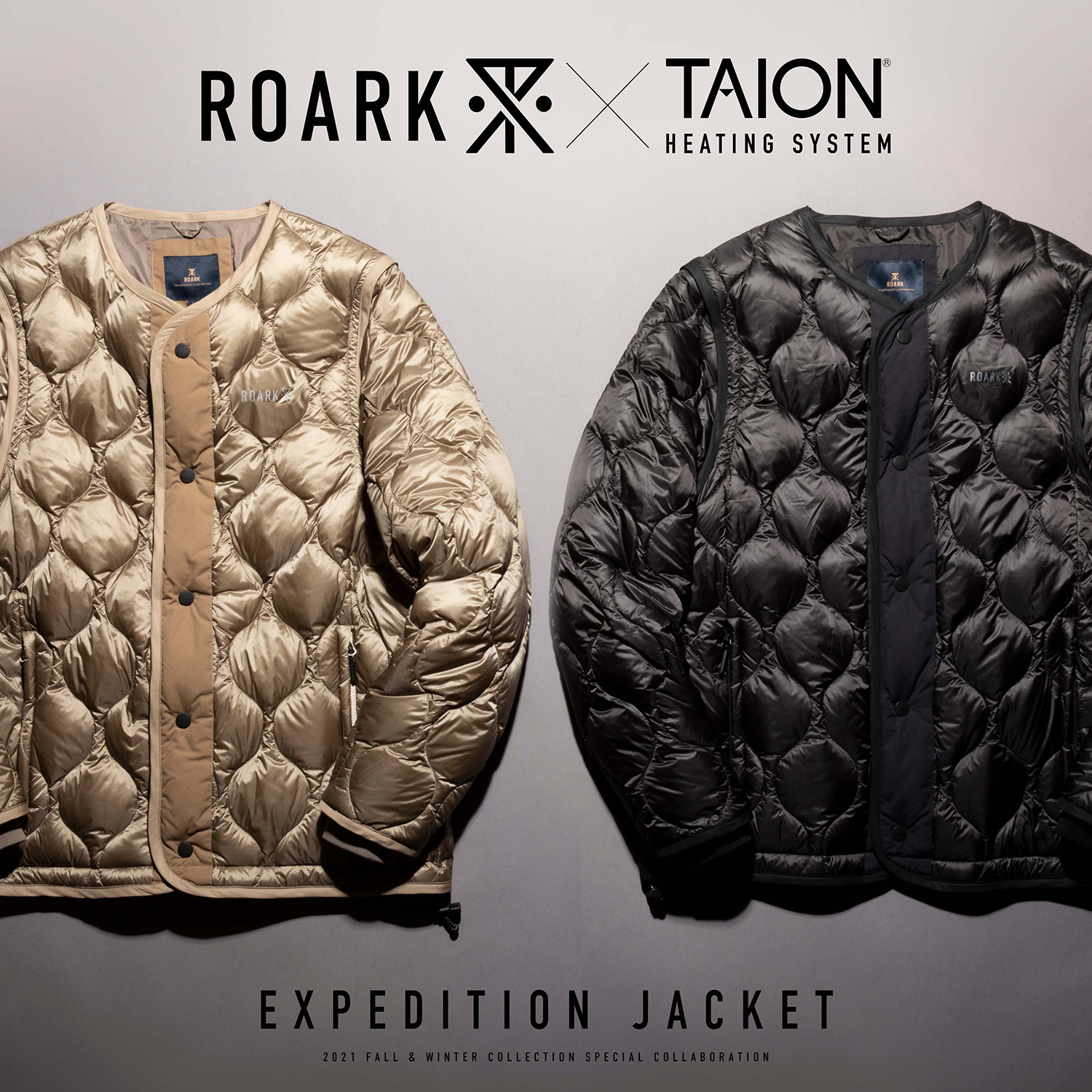 気分と体温が上がる、ROARK × TAIONのライナーダウンジャケット